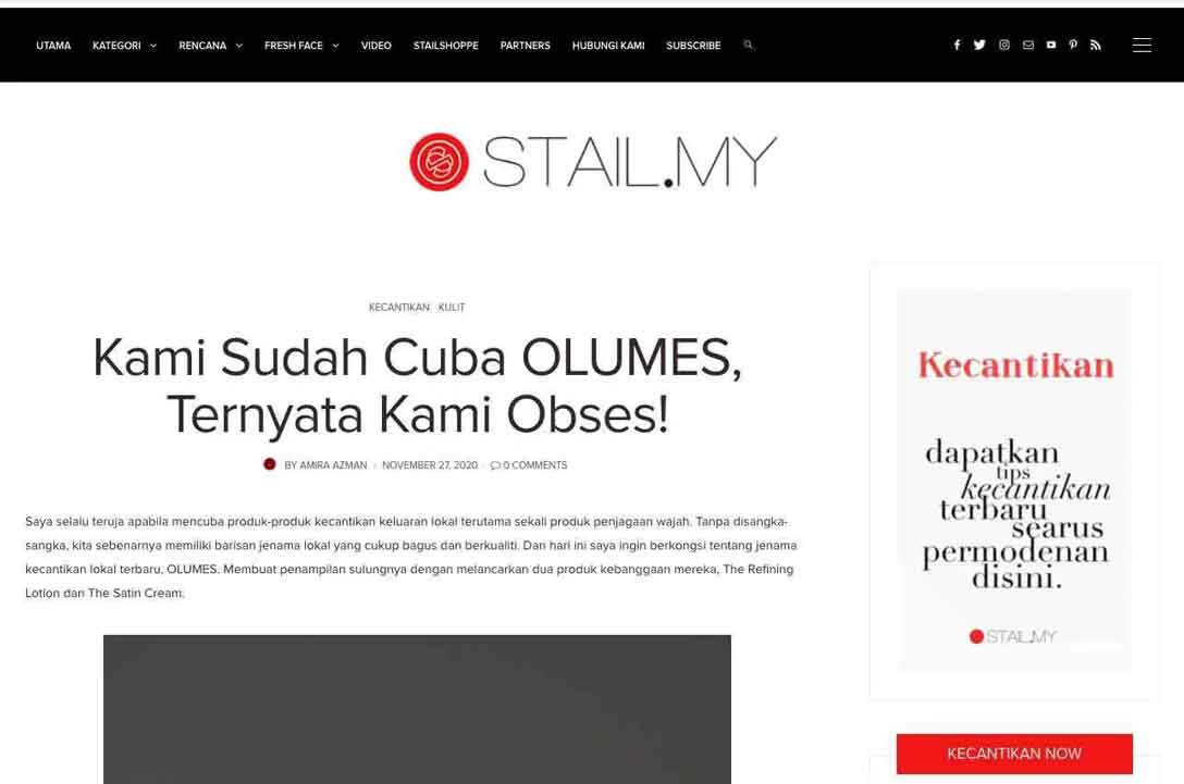Kami Sudah Cuba OLUMES, Ternyata Kami Obses! (November 2020)
