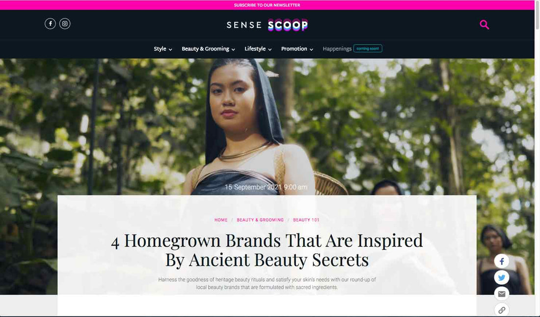 4 Homegrown Brands Inspired by Ancient Beauty Secrets (September 2021)