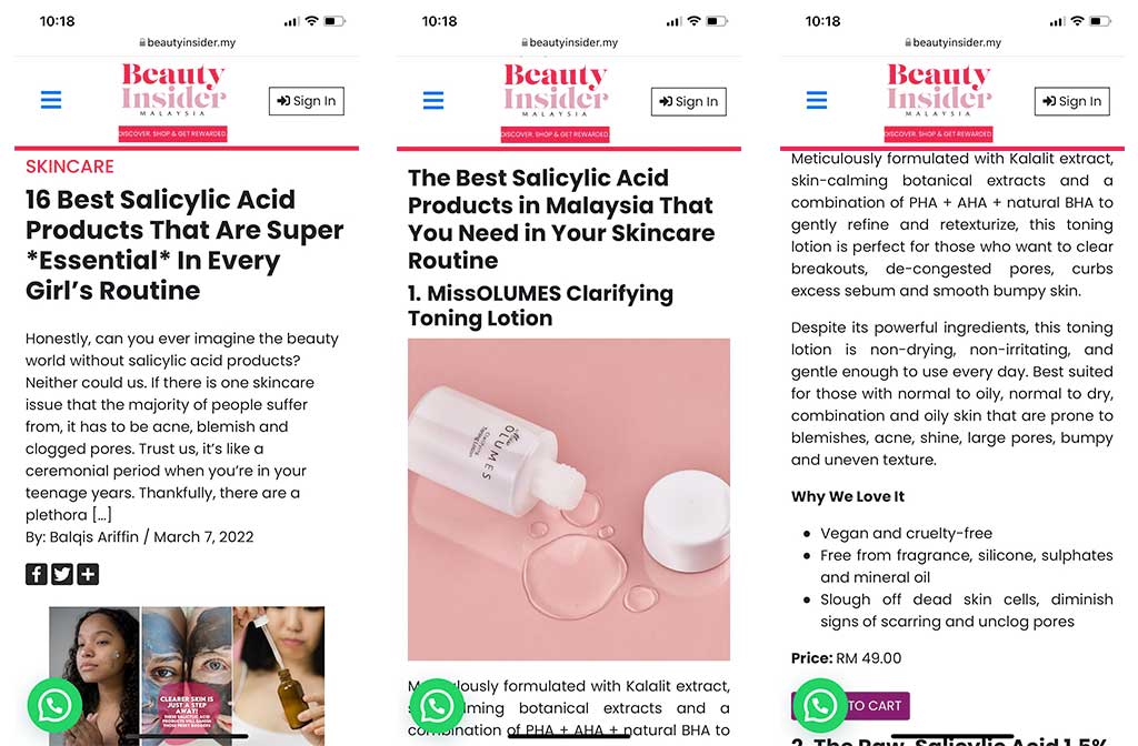 16 Best Salicylic Acid Products That Are Super *Essential* in Every Girl's Routine (March 2022)