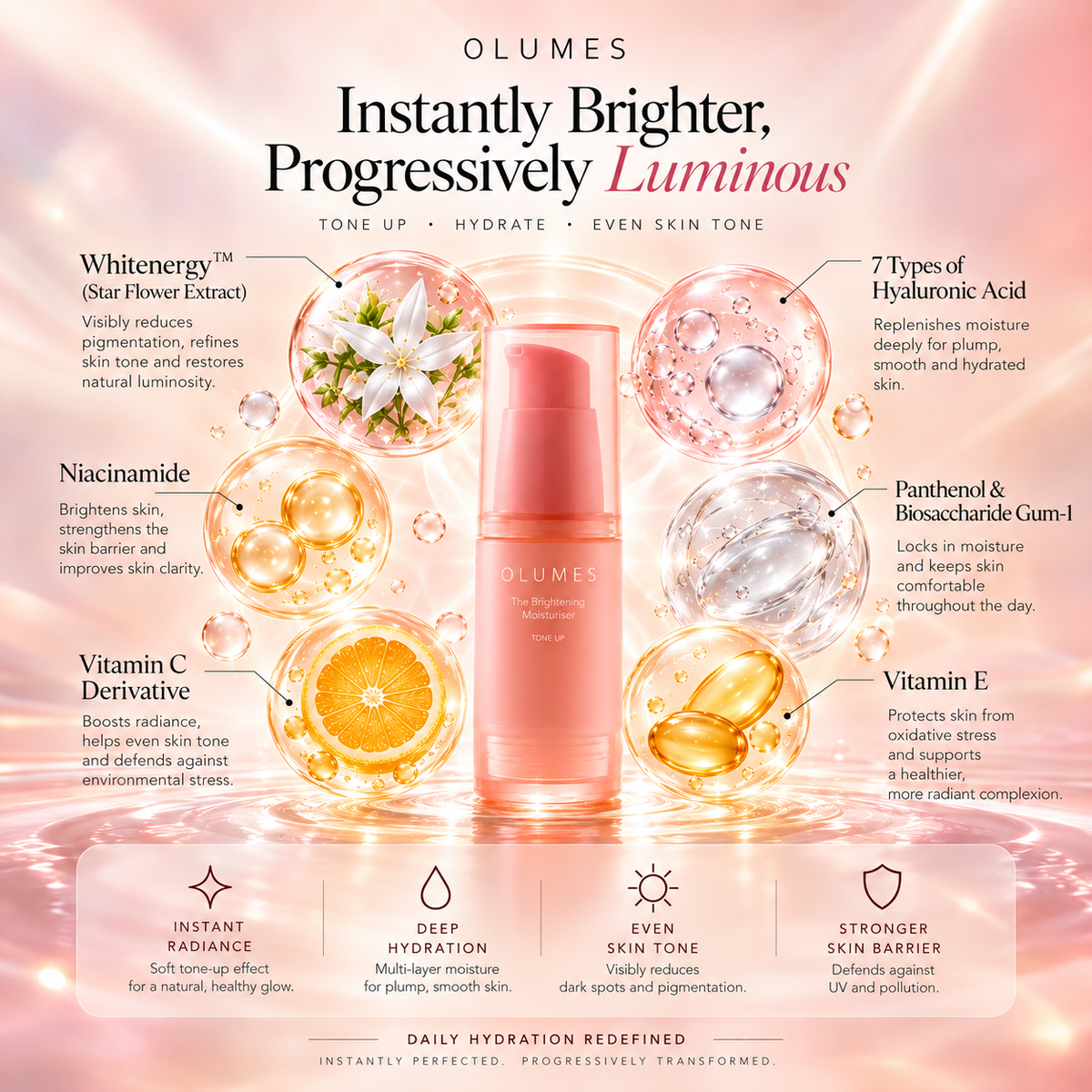 The Brightening Moisturiser Tone-Up